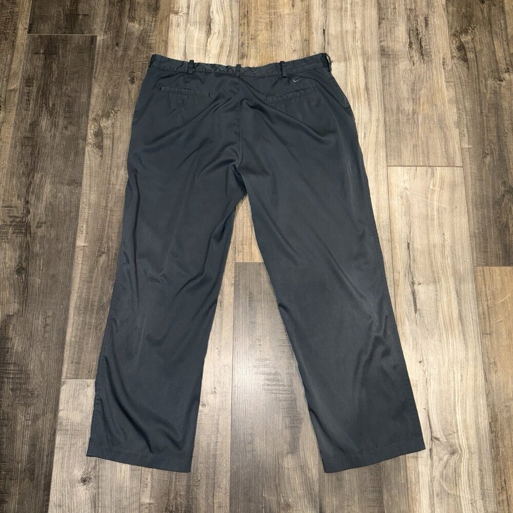 Nike Dri-FIT Golf Pants Mens 38*x30 Gray Flat Front Stretch Athletic Performance - Picture 3 of 4